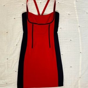 Jay Godfrey Mini dress colorblock sz 8